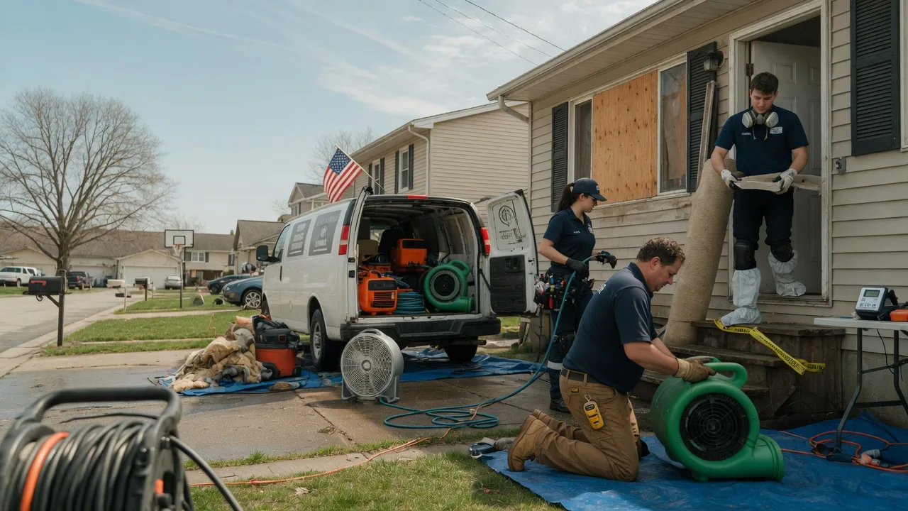 Water Damage Restoration in Armington, IL near me